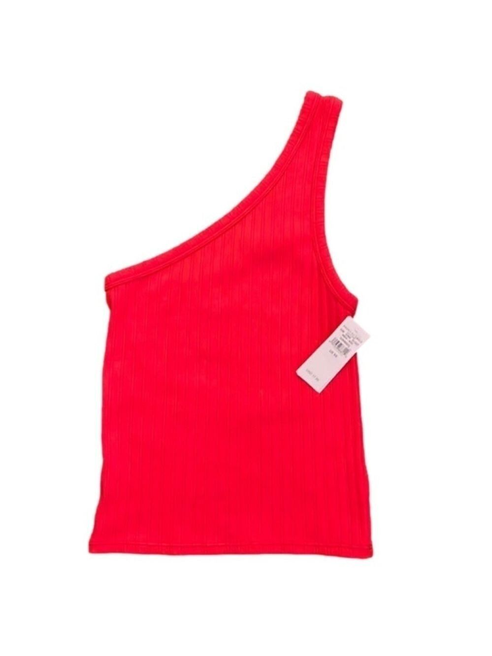 American Eagle Red One Shoulder Top
